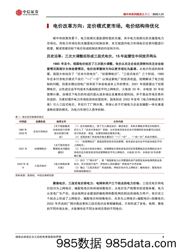 碳中和系列报告之十二：碳中和下电价上涨，捋顺电价势在必行-20230131-中信证券插图3