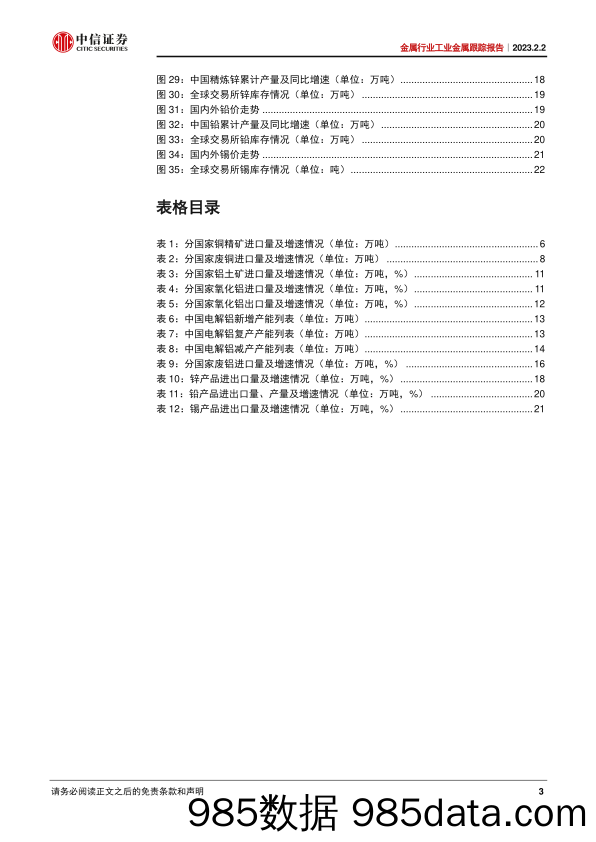 金属行业工业金属跟踪报告：低库存叠加需求回暖预期，金属价格强势运行-20230202-中信证券插图2