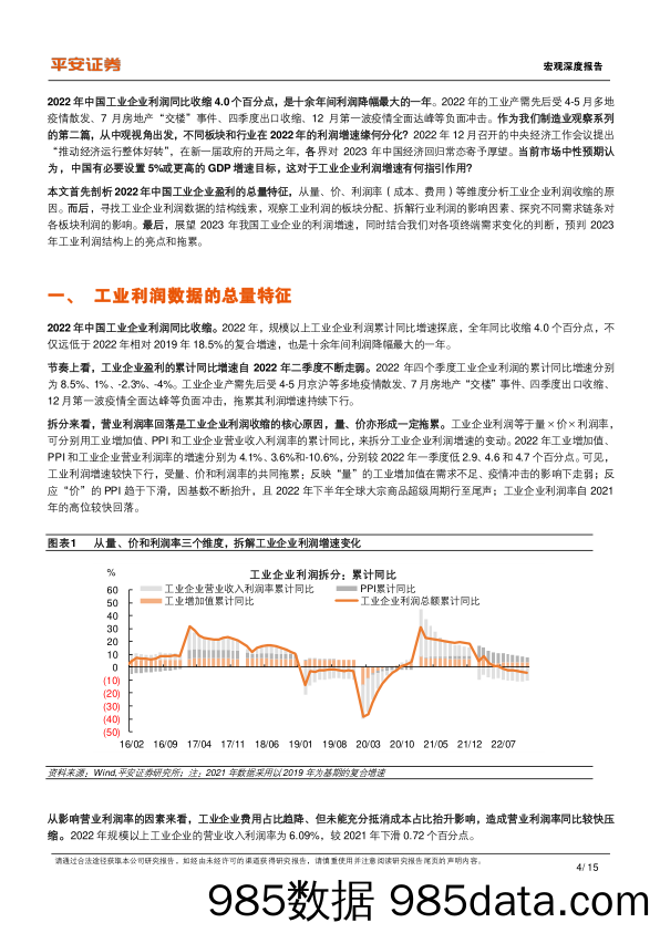 中国制造业观察系列（二）：2023年工业企业利润展望-20230208-平安证券插图3