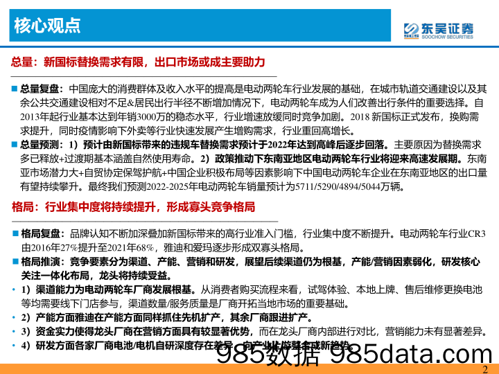 电动两轮车：格局优化，盈利有望改善-20230205-东吴证券插图1