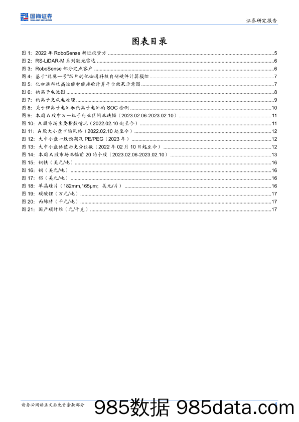 中小盘行业周报：速腾聚创首次进入丰田供应链体系，获赛力斯量产定点-20230212-国海证券插图3