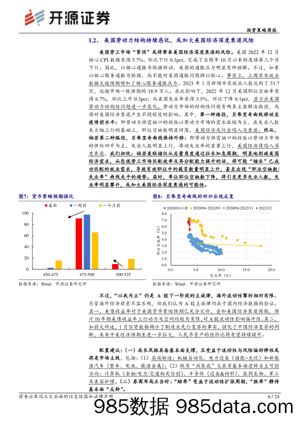 投资策略周报：中、美经济与市场分化预期或将逐步加大-20230212-开源证券插图5