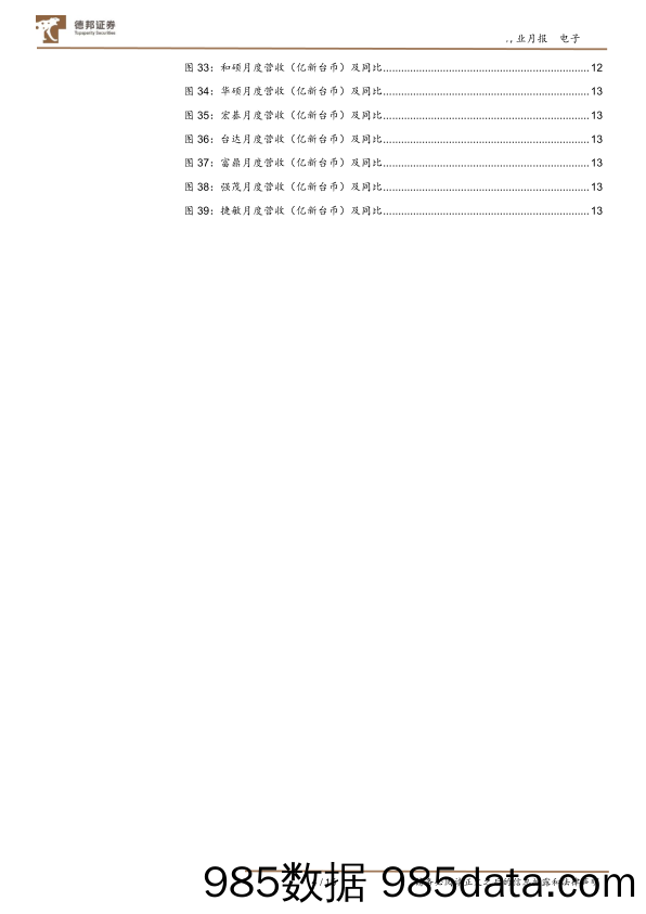 电子行业月报（台股）：景气度预计逐步触底后上扬-20230214-德邦证券插图3