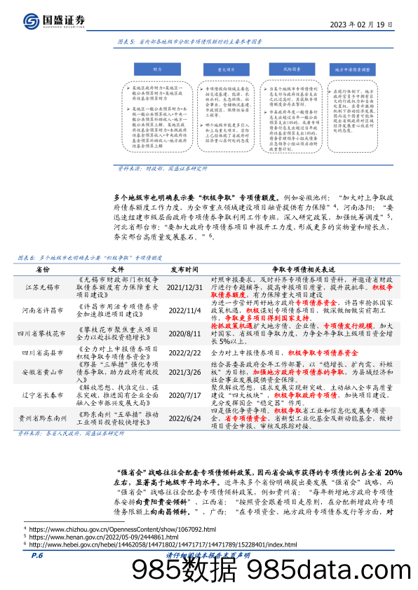 固定收益专题：从专项债分配看省会首位度-20230219-国盛证券插图5