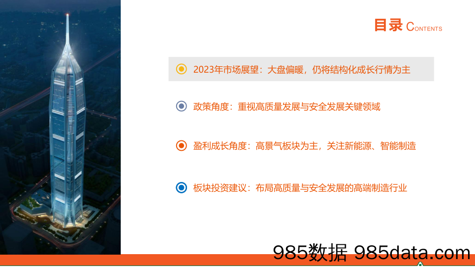 政策与盈利视角下的板块配置机会：布局高质量与安全发展下的中国高端制造-20230222-平安银行插图2