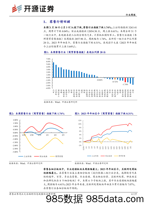 【抖音报告】商贸零售行业周报：抖音超市上线，关注互联网头部企业布局线上超市-20230205-开源证券插图3