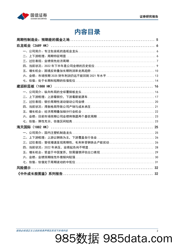 制造行业中外成长股图鉴_月度案例研究：制造业龙头的周期性投资机会-20230314-国信证券插图2