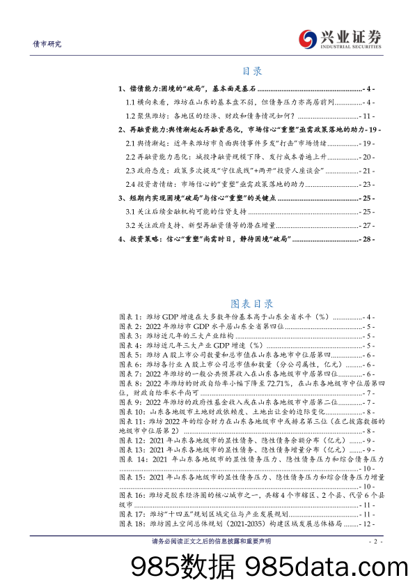 潍坊地区城投怎么看？困境的”破局“与信心的“重塑”-230314-兴业证券插图2