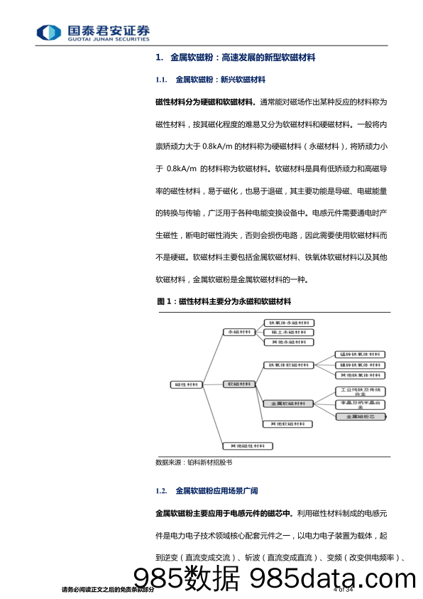 金属软磁粉行业研究报告：应用边界不断拓展，行业空间广阔-20230310-国泰君安插图4