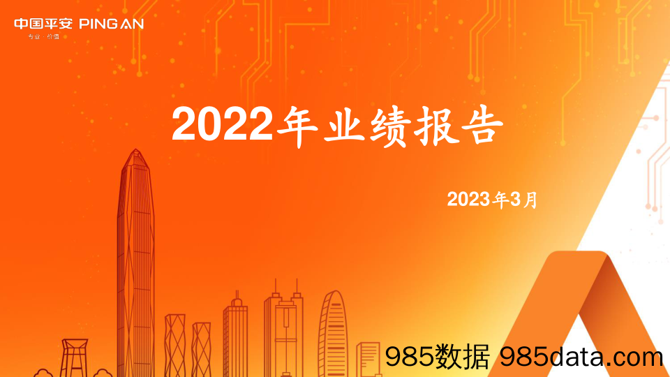 中国平安2022年业绩报告插图