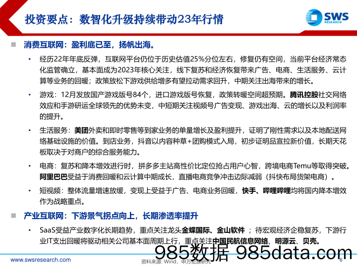 【数字化报告】2023年港股科技投资策略：景气回升，掘金数字化-20230106-申万宏源（香港）插图5