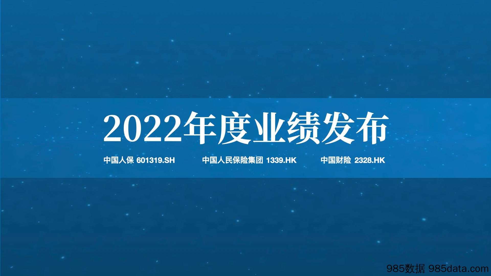 人保集团2022年业绩报告