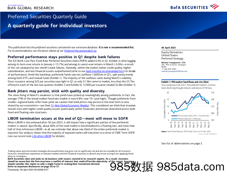 BofA Global Research-Preferred Securities Quarterly Guide A quarterly guide for