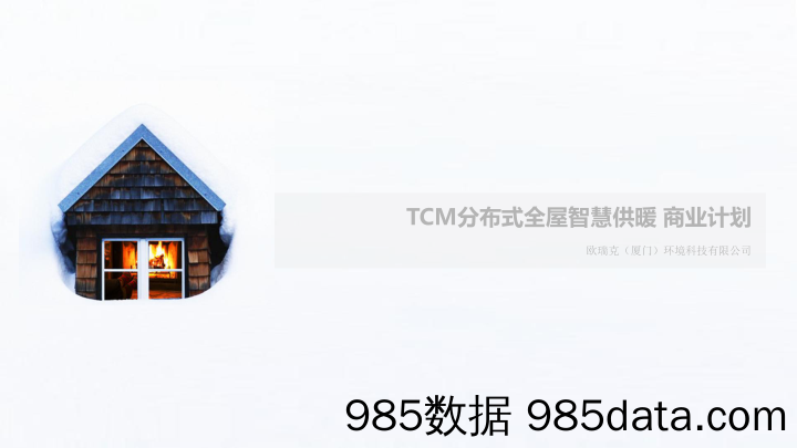 【家居】TCM全屋供暖.商业计划书