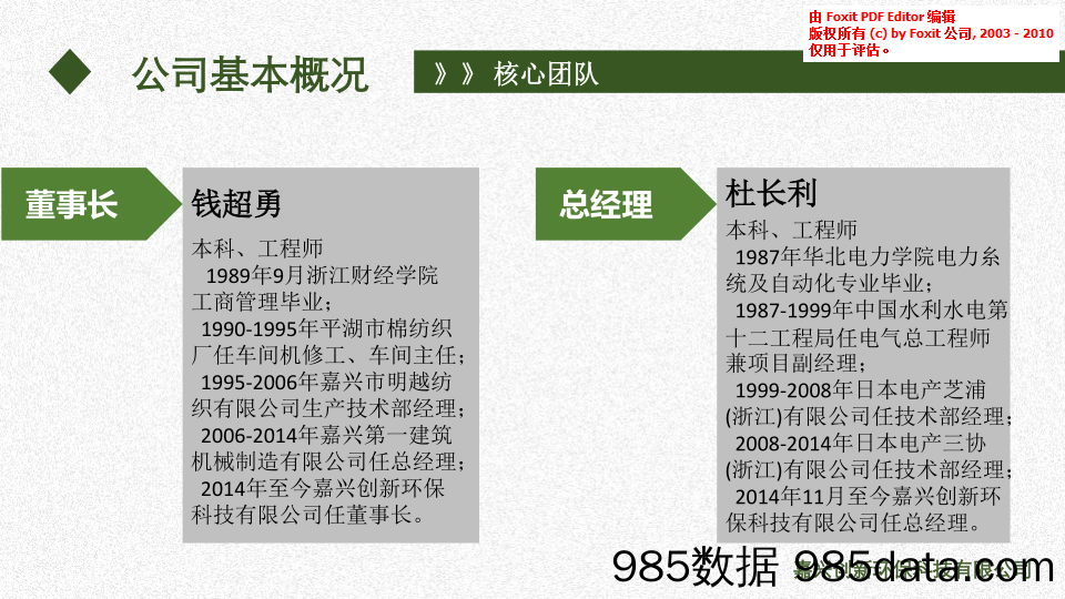 【环保】嘉兴创新环保科技有限公司商业计划书插图3