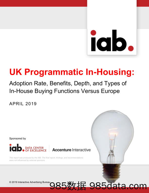 【广告媒体】iab-2019年英国广告程序化购买报告（英文）-2019.4